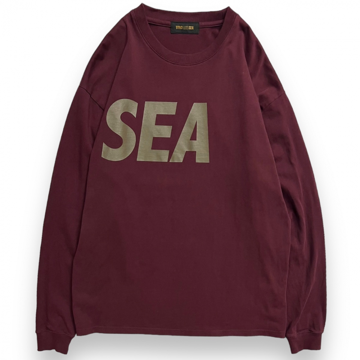 日本製】 WIND AND SEA SEA L/S TEE 白 ロゴ ロンT 長袖 | artfive.co.jp