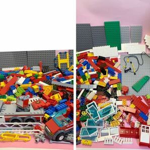 LEGO レゴ 赤いバケツ＆レゴシティ 街シリーズ ファイヤーステーション 消防車＆はしご車set バケツ山盛り1,8kg以上セット 100サイズ発送の画像3