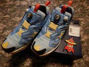 【USED/送料込み！】Reebok INSTAPUMP FURY BOOST BBC GZ5362 カラー DANBLU/SKYBLU/YELSEN サイズ　27.5 ｃｍ