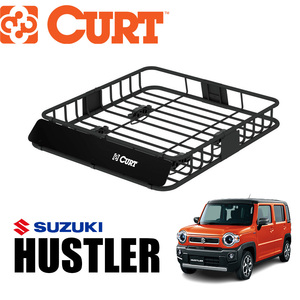 [CURT(カート)正規代理店]ルーフラック/ルーフキャリア クロスバーは丸形・楕円・四角対応 SUZUKI スズキ ハスラー MR5S/92S/18115