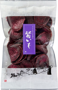 紫いもチップス 国産 76g グルメな栄養士 国内産 紫芋 野菜チップ 芋チップス スライスタイプ 化学調味料不使用