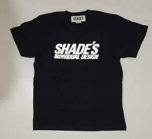 SHADE'Sシェイズ/リフレクター反射黒Tシャツ交通安全/デッドストック/L