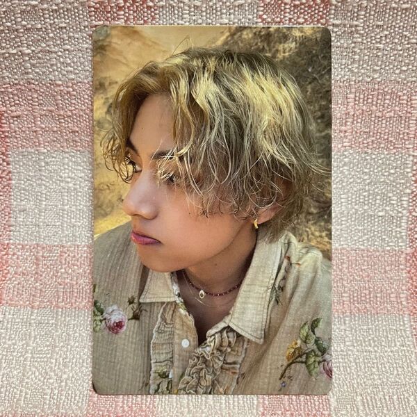 《公式》BTS V テヒョン テテ Layover ブルー 青 トレカ④