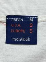 モンベル ウィックロン 長袖 Tシャツ ロンT アームロゴ ドライ アウトドア　　タウンユース 日本製 ハイクオリティー mont-bell 玉8265_画像4