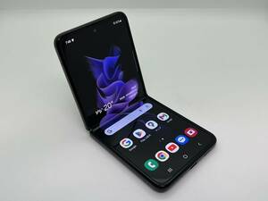 [3369] 256GB Galaxy Z Flip3 5G ブラック SIMフリー android 大容量スマホ 折畳み デュアルスクリーン 中古スマホ本体 スピード発送