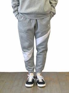 【2XL】新品 NIKE ナイキ テックフリース ジョガーパンツ スウェットパンツ メンズ ビッグスウッシュ スウェットパンツ グレー