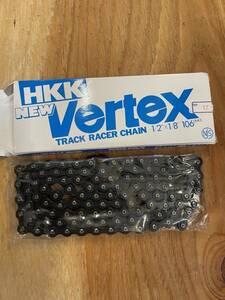 送料無料☆　HKK Vertex ベルテックス NJS ピストチェーン BLUE 106L