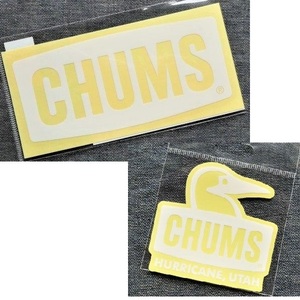  Chums sticker CH62-1484 CH62-1124 WH new goods waterproof material < 2 pieces set >