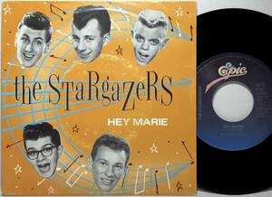 [ orchid 7] THE STARGAZERS / HEY MARIE / SCAT THE RIFF / 1982 Holland record 7 -inch record EP 45 rockabilly Neo roka