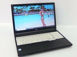 ■※ 【セール実施中!】 FUJITSU/富士通 PC LIFEBOOK A577/RX Core i3 7100U/HDD500GB/メモリ8GB/Win10 動作確認 キーボード黄ばみ有