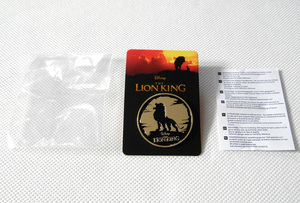  Lion King pin badge Disney movie photography goods pin z pin bachi badge lion lion LION KING gold color Gold Novelty 