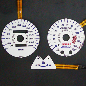 ◆【お年玉】カワサキ ZRX1200 @2003～2008★ Odax ELメーターパネル【260km/hフルスケール用】OXP-311033-Ac◆