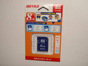 BUFFALO 8GB SDHCメモリーカード 