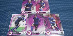 Topps 京都サンガF.C. 5枚セット J-League 30thAnniversary Jリーグ30周年記念カード 川﨑颯太 麻田将吾 福岡慎平 豊川雄太 白井康介 2023