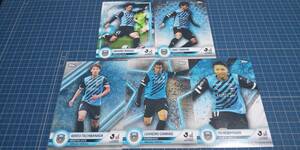 Topps 川崎フロンターレ 5枚セット J-League 30thAnniversary Jリーグ30周年記念カード 小林悠 山根視来 橘田健人 家長昭博 2023