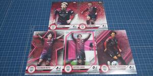 Topps ヴィッセル神戸 5枚セット J-League 30thAnniversary Jリーグ30周年記念カード 大迫勇也 武藤嘉記 齊藤未月 酒井高徳 山口螢 2023