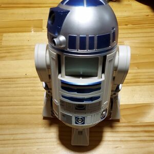スター・ウォーズ R2-D2 目覚まし時計 音声・アクション付き 白 リズム時計 
