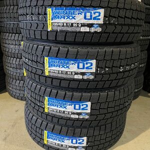 即納 今期入荷 2023年製～ ダンロップ ウィンターマックス WM02 195/60R17 4本 SET 国内正規品 数量限定特価 送料無料 早い者勝ち