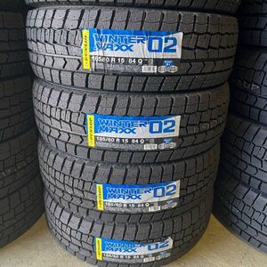 即納 今期入荷 2023年製～ ダンロップ ウィンターマックス WM02 185/60R15 4本 SET 国内正規品 数量限定特価 送料無料 早い者勝ち