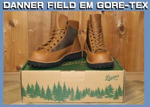  free shipping prompt decision [ unused ] DANNER * FIELD EM GORE-TEX (US9.5/27.5cm) * Danner field Gore-Tex leather boots D121033 BROWN