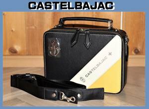 送料無料 特価即決【未使用】 CASTELBAJAC ★ミラン 2WAY レザー ショルダーバッグ ★ カステルバジャック 099221 税込定価2万6400円 ②