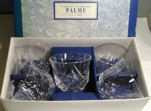 ◆PALME ◆【パルム・冷茶グラス ５客揃え 日本製 】 JAPAN ADERIA GLASS VARIETY TUMBLER 石塚硝子 未使用