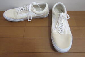 VANS バンズ V36CF BLOOM 611639-0001 スニーカー ベージュ系 アイボリー系 27.5㎝ O2309C