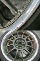 Σ5I 田　WORK　ワーク　17インチ　7J　OFF42　PCD100　4穴　205/40R17　ジャンク_画像7