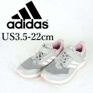 MK1652*adidas*アディダス*ジュニアスニーカー*US3.5-22cm*グレー