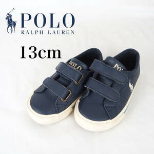 MK1813*POLO RALPH LAUREN*ベビースニーカー*13cm*ネイビー