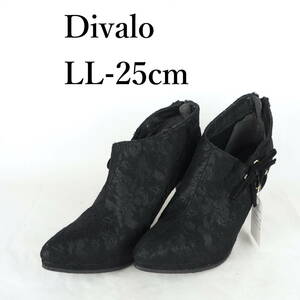 EB3544*Divalo*ディバロ*レディースブーティ*LL-25cm*黒