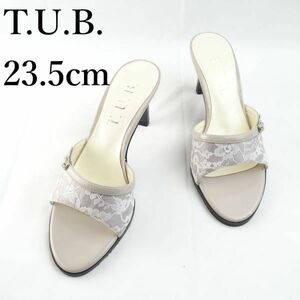 LK4719*T.U.B.*レディースサンダル*23.5cm*グレー*