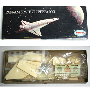 当時もの AURORAオーロラ 2001年宇宙の旅2001: A Space Odyssey パンナムスペースクリッパー PAN-AM SPACE CLIPPER オリオン号 ORION未組立