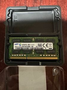 ノートPC用メモリ SAMSUNG 8GB 2Rx8 PC3L-12800S M471B1G73DB0-YK0 8GB 完動品