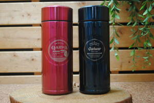 /の3.2点セット QAHWA THIRD WAVE COFFEE タンブラー　水筒　コーヒーボトル　サントスピンク/ポートランドブルー 420ml