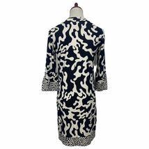 美品　DIANE von FURSTENBERG ダイアンフォンファステンバーグ 総柄　シルク　ワンピース　ドレス　2_画像3