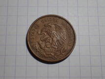 メキシコ合衆国 10センタボ(0.1 MXP)青銅貨 1959年 182 コイン 世界の硬貨 解説付き_画像3