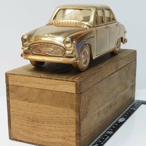 ディーラー【初代トヨペット コロナ TOYOPET CORONA】ミニチュア自動車シガレットケース金属製シガーケース灰皿TOYOTAトヨタ【木箱付】0748