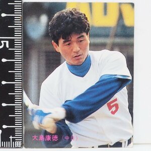 87年 カルビー プロ野球カード No.118【大島 康徳 中日ドラゴンズ】昭和62年 1987年 当時物 Calbee おまけ 食玩 BASEBALL【中古】送料込