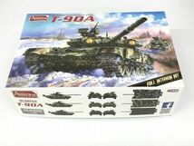 K12-472-0926-068【未組立】Amusing Hobby 35A050 Russian MBT T-90A アミュージングホビー 1/35 フルインテリア プラモデル 外箱開封済_画像1