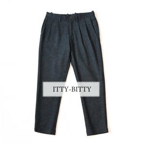 ITTY-BITTY (イッティービッティー) 日本製　2タック・ヘリンボーン織りツイードパンツ(2)