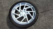 #14【BC FORGED】鍛造　BCフォージド　BC Forged ２ピース　ホイール4本セット　ホワイト加工　HCA218 23インチ　メルセデスAMG　GLE43　_画像6