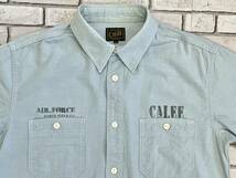 ＵＳＥＤ　キャリー　CALEE　半袖シャツ　サイズＬ　日本製　AIR.FORCE_画像2