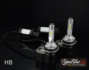 ホンダヴェゼル LEDヘッドライト車 RU1・RU2・RU3・RU4用 H8スマートLEDキット 2灯1セットTypeBlue 30W 3000K イエロー