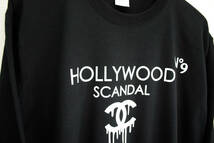 Lサイズ-hollywoodScandalロングTシャツhs42/no9bkＤ_画像2