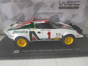 ◎イクソAltaya　1/24　ランチア　ストラトス HF　#1　S．ムナーリ　モンテカルロラリー優勝　1974 アリタリアカラー