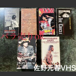 佐野元春　VHS 6点　バラ売り歓迎