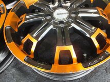 【中古品】RAYS レイズ デイトナ KCX オレンジクリア 　5.5J-16 4/100+48　　 16インチ ホイール4本セット_画像5