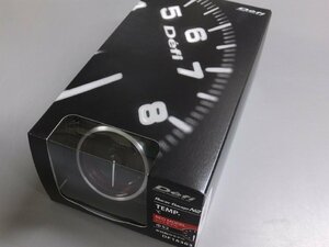 【未使用未開封・長期在庫品】Defi　Racer Gauge N2　レーサーゲージエヌツー　DF16303　温度計　30～150℃　Φ52　レッド