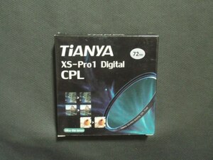 美品 TiANyA XS-Pro1 Digital CPL レンズ フィルター 72mm 薄型 円偏光 送料140円から